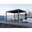 Pergola 'Grand Tuscan 1214' Aluminium anthrazit 370 x 433 x 256 cm