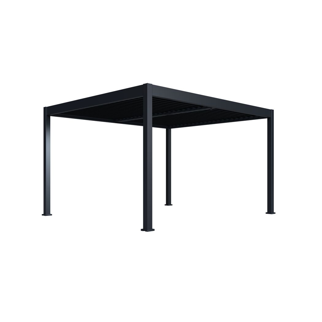 Pergola 'Grand Tuscan 1214' Aluminium anthrazit 370 x 433 x 256 cm