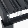 Pergola 'Grand Tuscan 1214' Aluminium anthrazit 370 x 433 x 256 cm