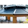 Grillpavillon 'Maui' Holzoptik 158 x 249 x 278 cm