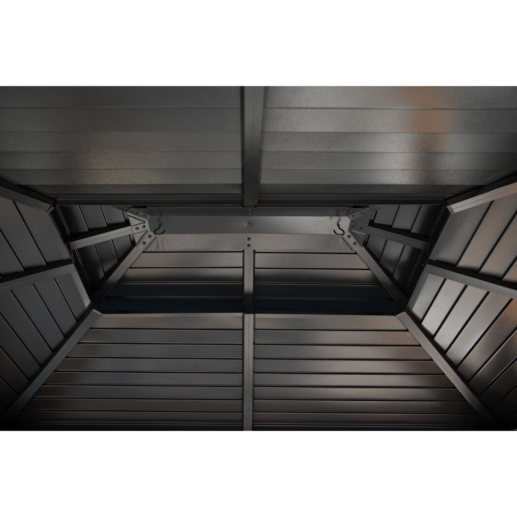Grillpavillon 'Maui' Holzoptik 158 x 249 x 278 cm
