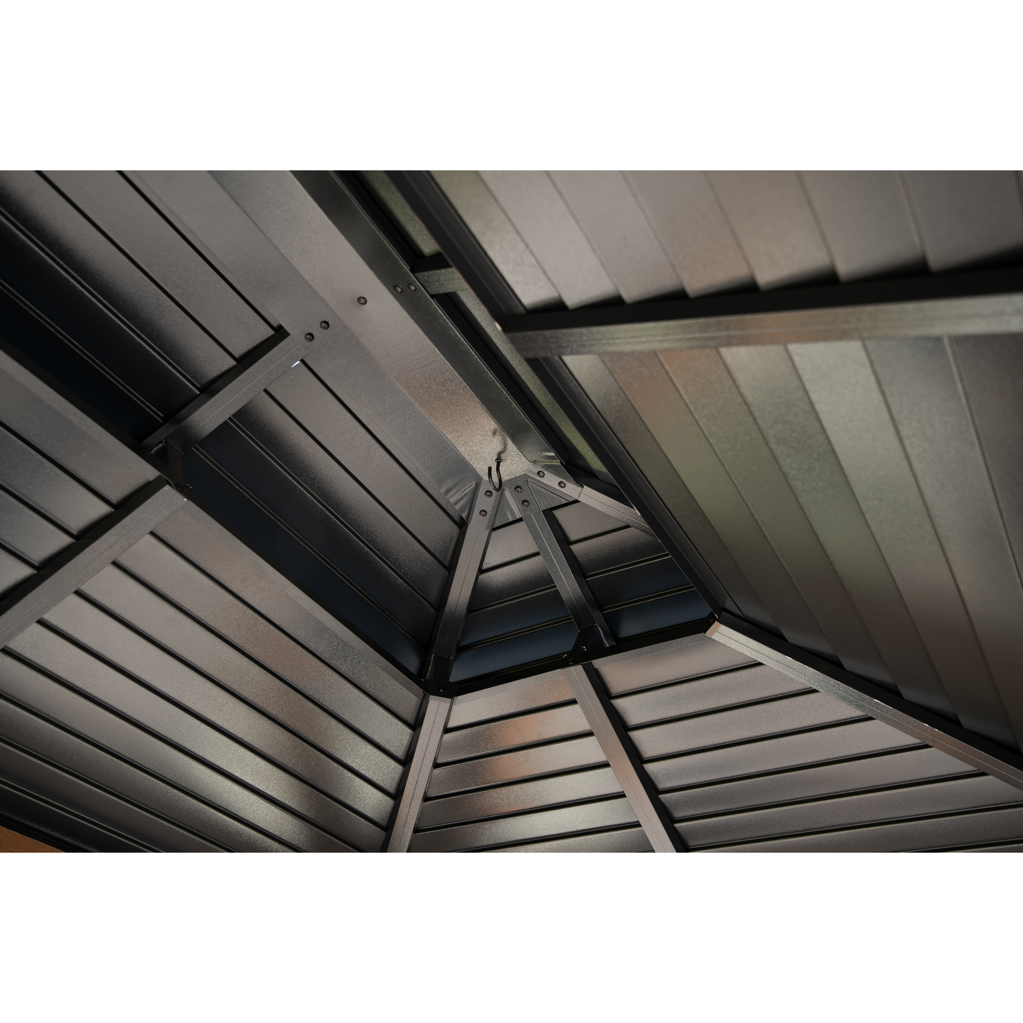 Grillpavillon 'Maui' Holzoptik 158 x 249 x 278 cm