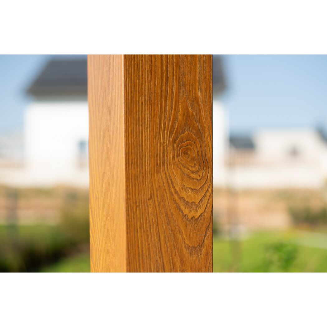 Grillpavillon 'Maui' Holzoptik 158 x 249 x 278 cm