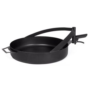 Grillpfanne Rohstahl Ø 50 cm schwarz