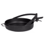 Grillpfanne Rohstahl Ø 50 cm schwarz