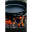 Grillpfanne Rohstahl Ø 50 cm schwarz