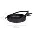Grillpfanne Rohstahl Ø 50 cm schwarz