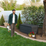 Kissen- & Auflagenbox 'Space' 515 l anthrazit 72 x 147 x 65 cm