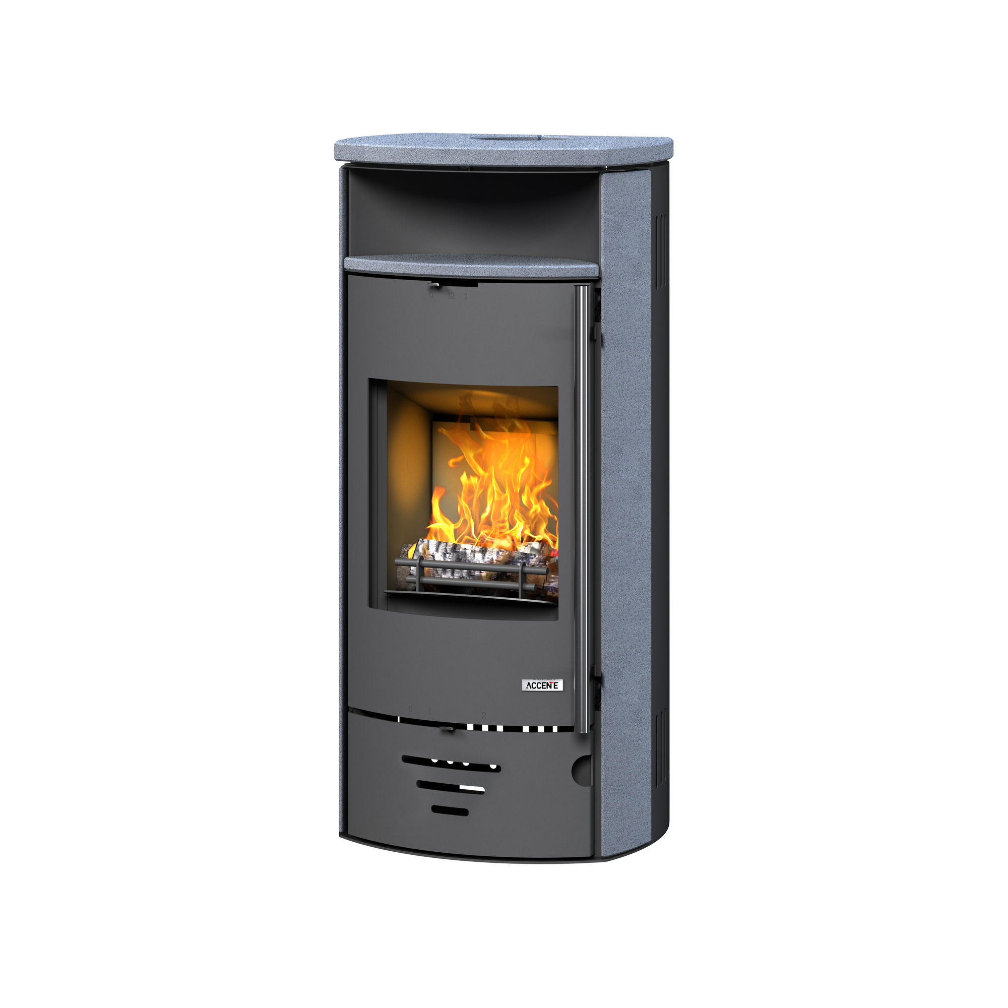 Kaminofen 'Casablanca 4.0 GTS' grau 7 kW