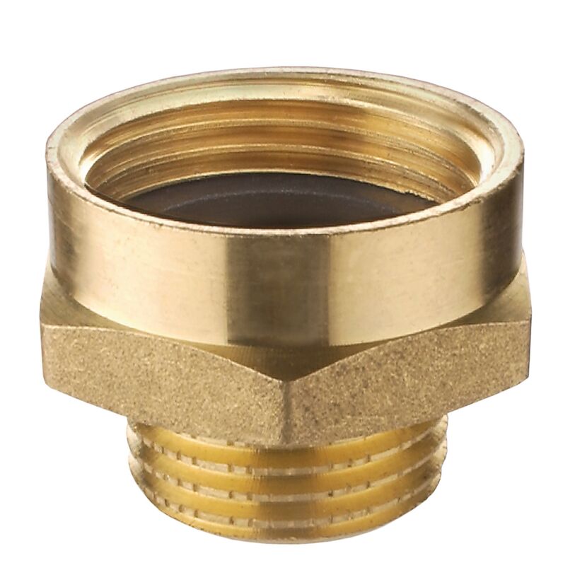 Gewindefitting Messing 3/4" IG x 1/2" AG