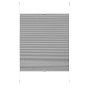 EasyFix-Plissee 'Greta' steingrau 50 x 130 cm 7-teilig