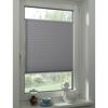 EasyFix-Plissee 'Greta' steingrau 90 x 130 cm 7-teilig