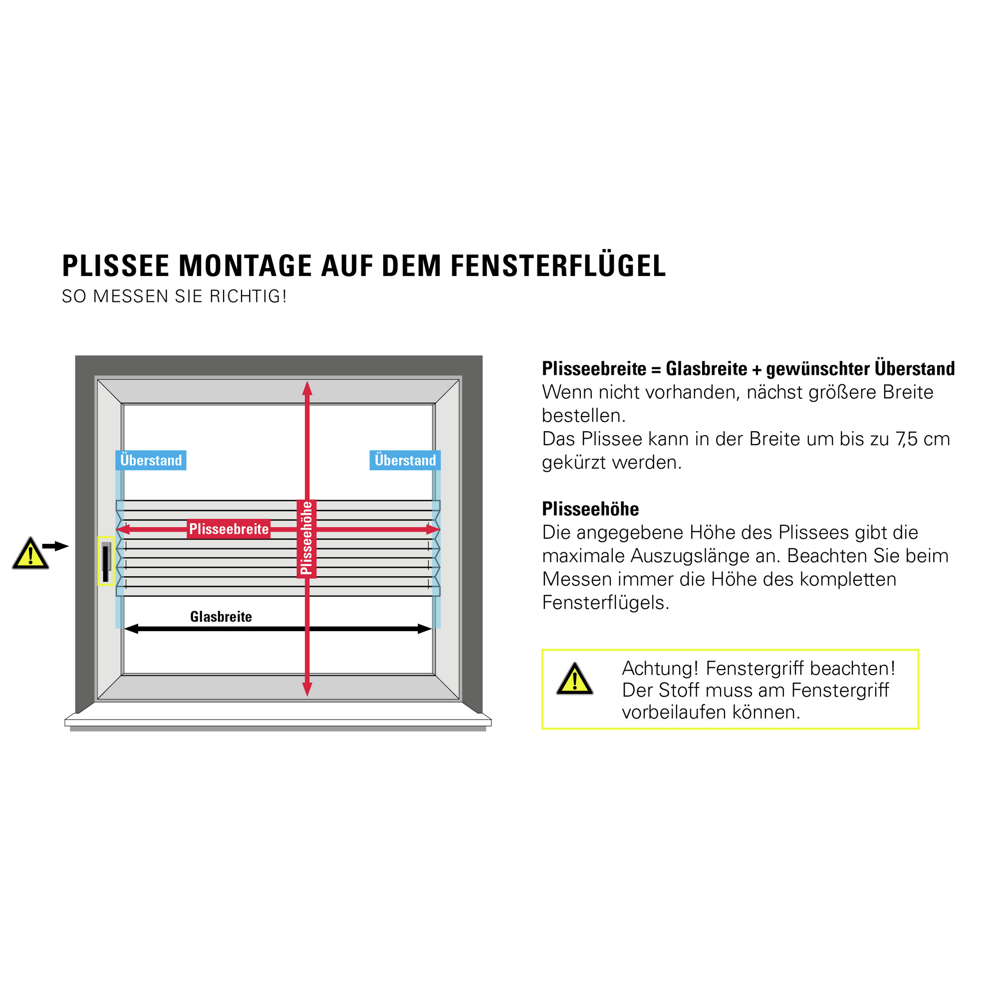 EasyFix-Plissee 'Greta' mintgrün 60 x 130 cm 7-teilig