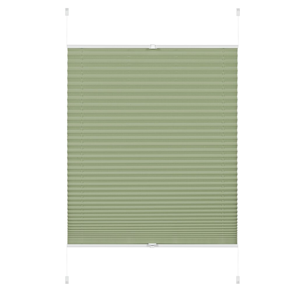 EasyFix-Plissee 'Greta' mintgrün 70 x 130 cm 7-teilig