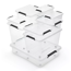 Aufbewahrungsbox 'SimpleStore' mit Deckel transparent 39 x 26 x 39 cm 25 l