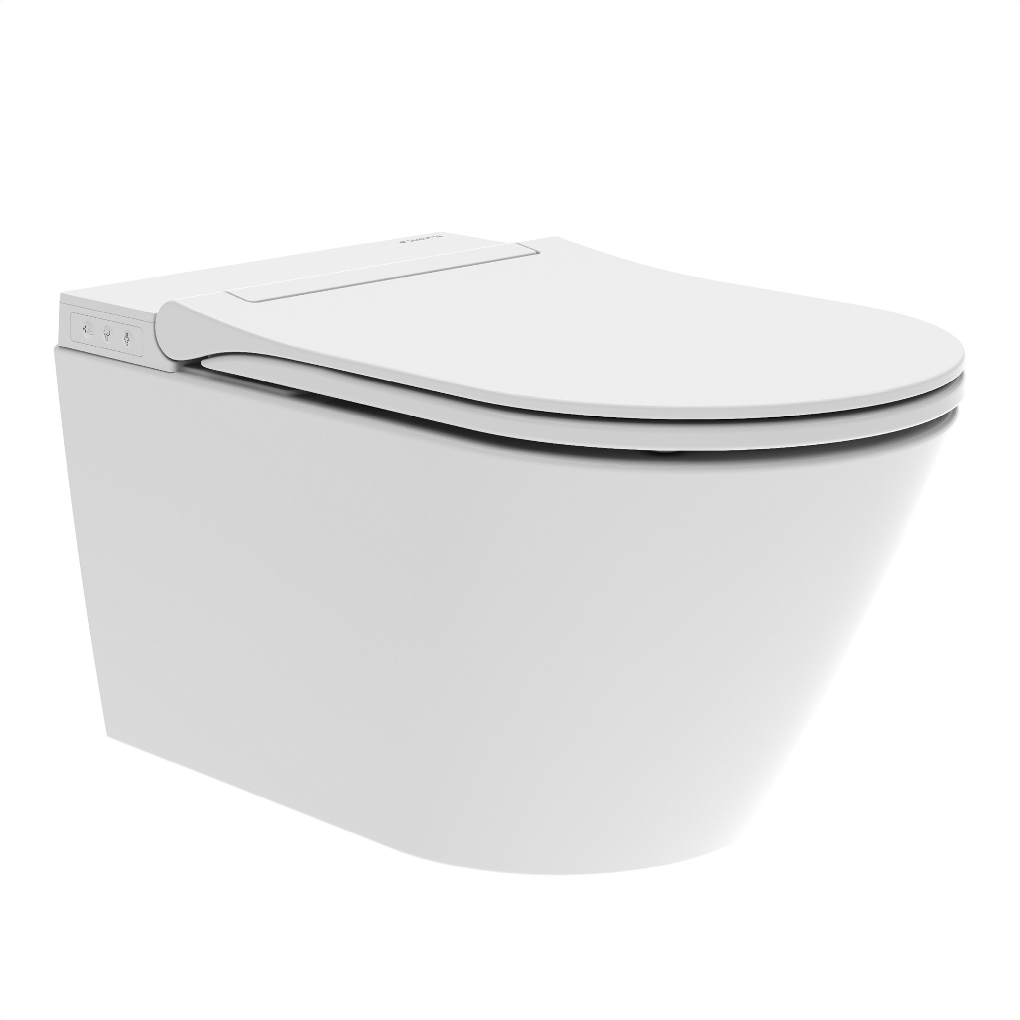 Dusch-WC 'Cesari Premium' weiß spülrandlos LED-Nachtlicht