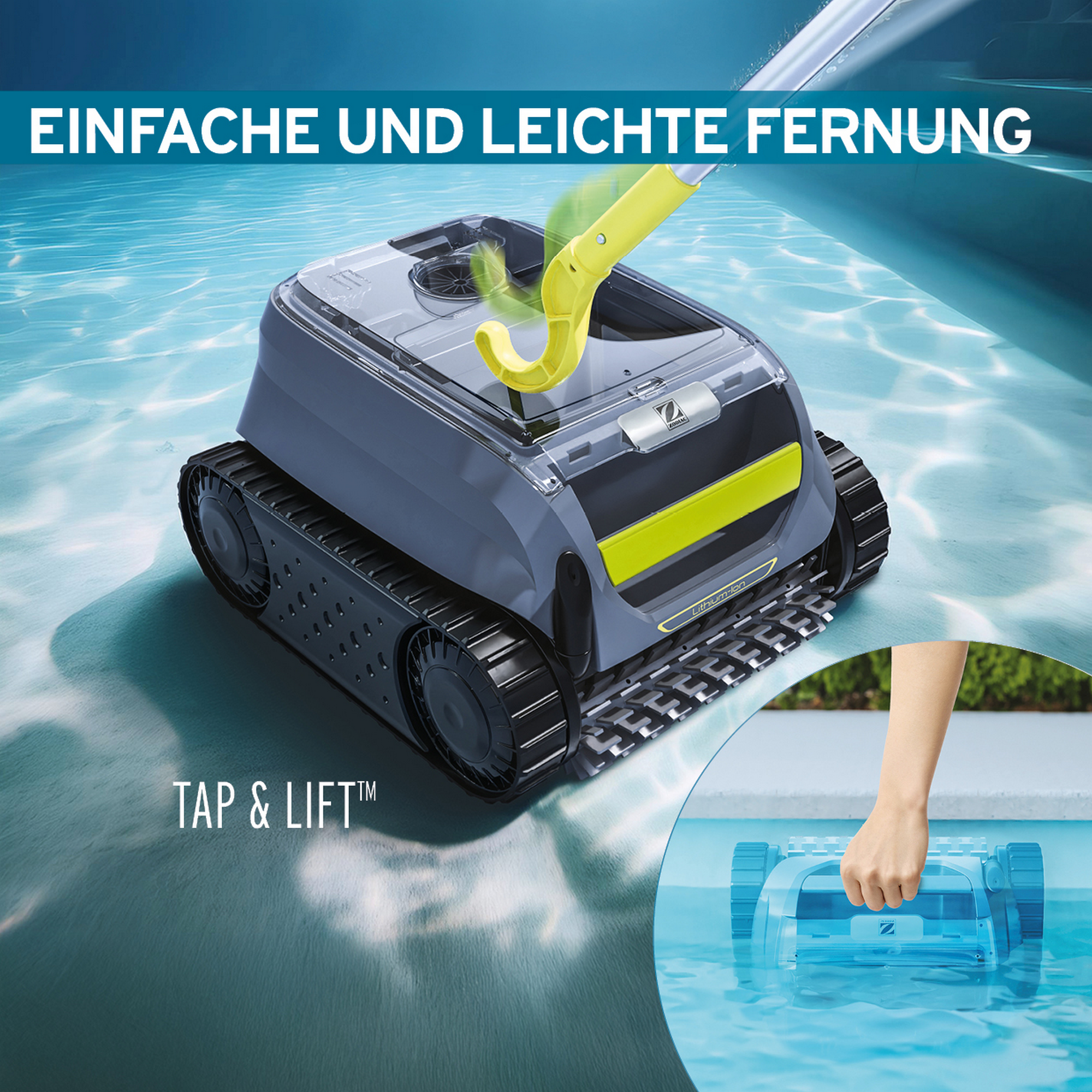 Akku-Poolroboter 'OF4220 Iq' mit Ladekabel