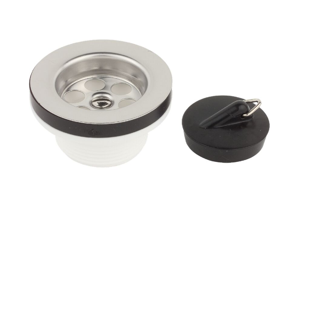 Ablaufventil 1 1/2"AG x 70 mm, mit Ventilstopfen