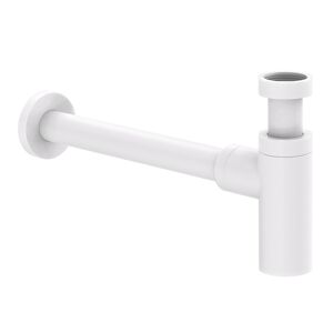 Flaschensiphon Kunststoff weiß 1 1/4" x 32 mm