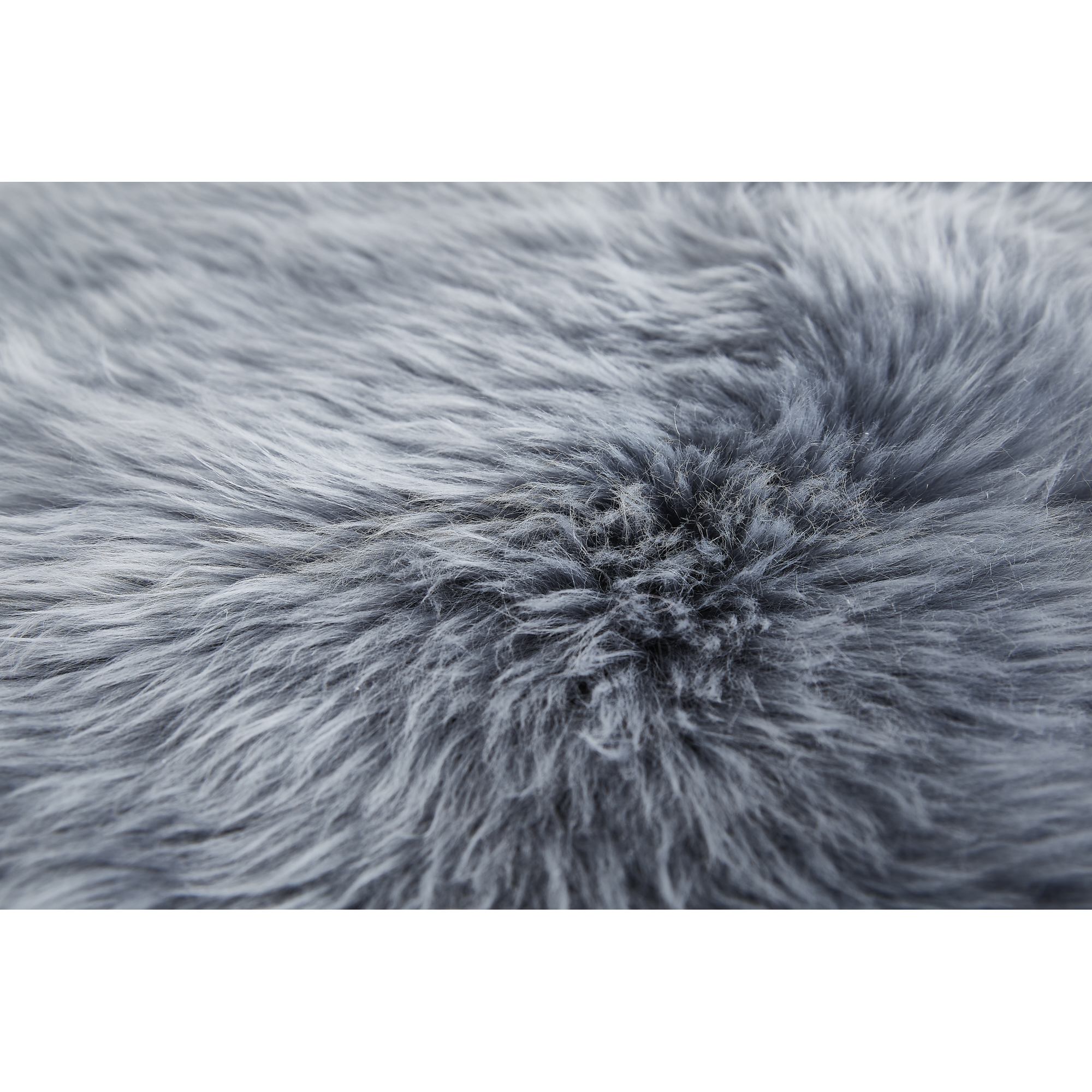 Schaffell dunkelgrau 60 x 85 cm