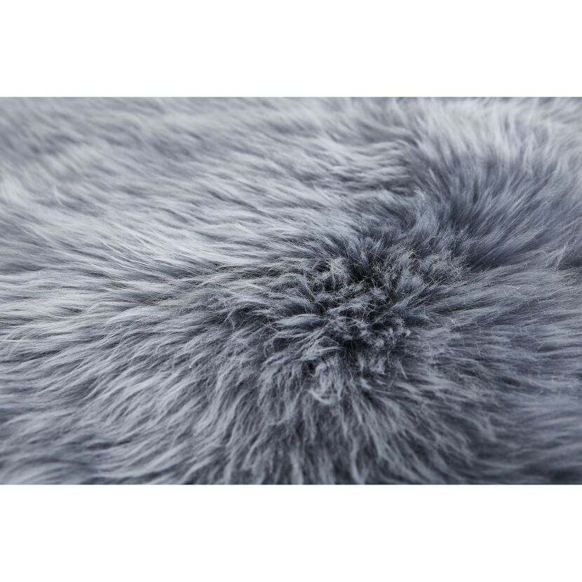 Schaffell dunkelgrau 60 x 85 cm