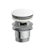 Design-Ablaufventil weiß 1 1/4" x 65 mm, mit Überlauf