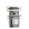 Design-Ablaufventil weiß 1 1/4" x 65 mm, mit Überlauf