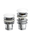 Design-Ablaufventil weiß 1 1/4" x 65 mm, mit Überlauf