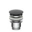 Design-Ablaufventil schwarz matt 1 1/4" x 65 mm, mit Überlauf