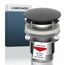 Design-Ablaufventil schwarz matt 1 1/4" x 65 mm, mit Überlauf