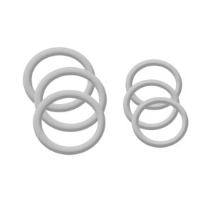O-Ring Silikon für Armaturenanschluss mit AG M8/M10, 6-teilig