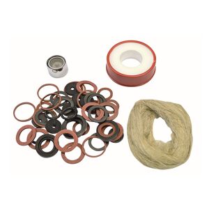 Dichtungs-Sortiment mit Mischdüse/M22, Dichtband/Dichtungshanf, 50-teilig