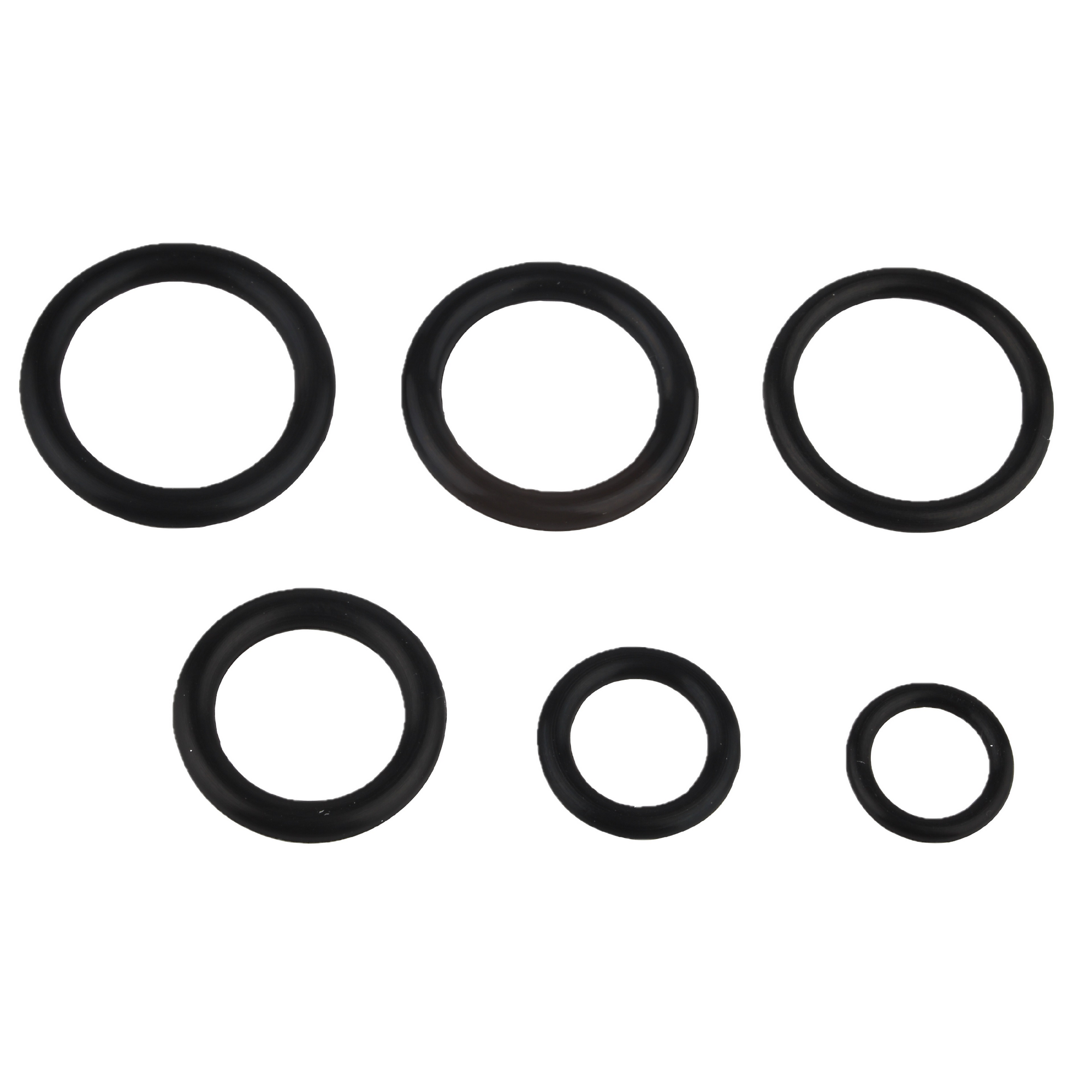 O-Ring-Sortiment Gummi diverse Größen, 6-teilig