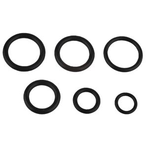 O-Ring-Sortiment Gummi diverse Größen, 6-teilig