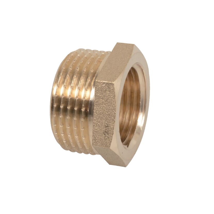 Reduzierstück Messing blank 3/8" AG x 1/4" IG