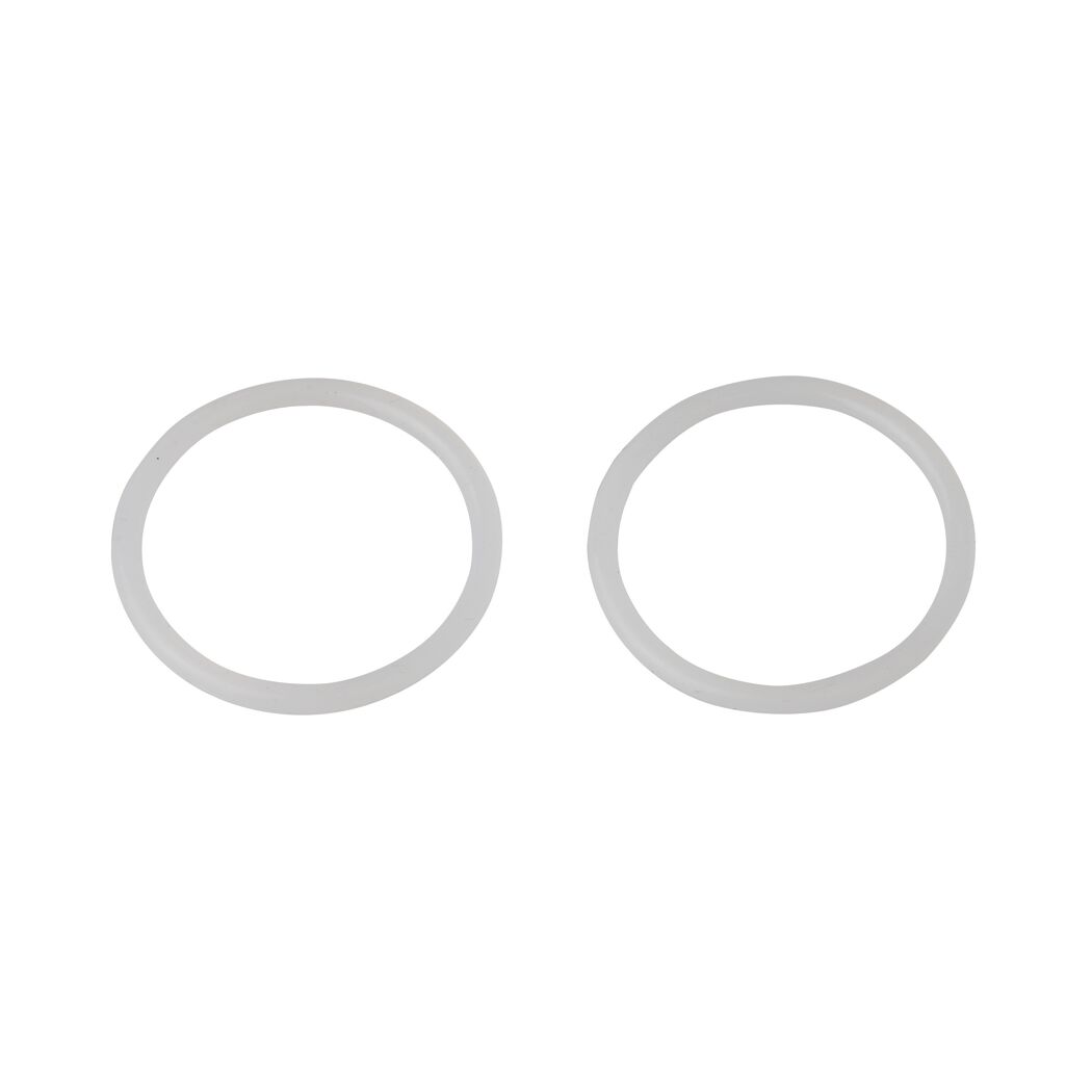 O-Ring Silikon Ø 32 x 38 x 3 mm für Siphon-Exzenter-Verschluss 38,5 mm, 2 Stück
