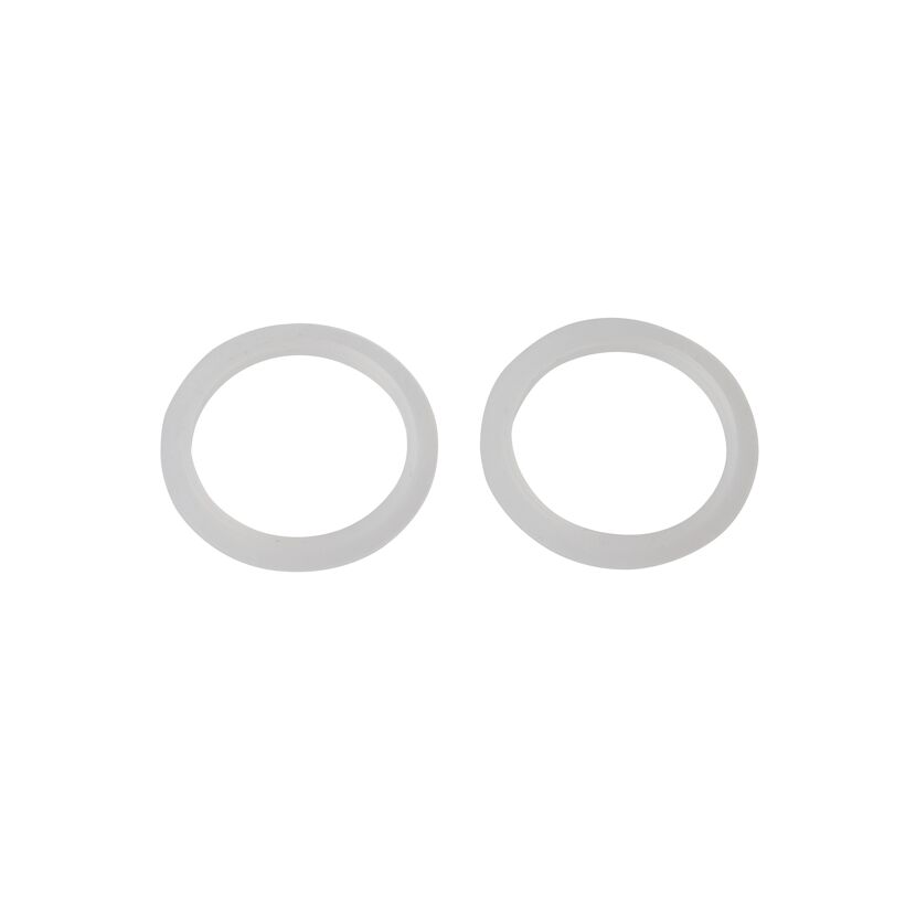 Lippendichtung Silikon Ø 26 x 33 x 2,8 mm für Siphon-Exzenter-Verschluss 35 mm, 2 Stück