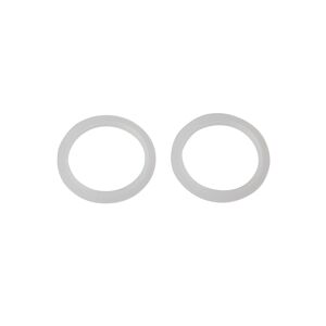 Lippendichtung Silikon Ø 26 x 33 x 2,8 mm für Siphon-Exzenter-Verschluss 35 mm, 2 Stück