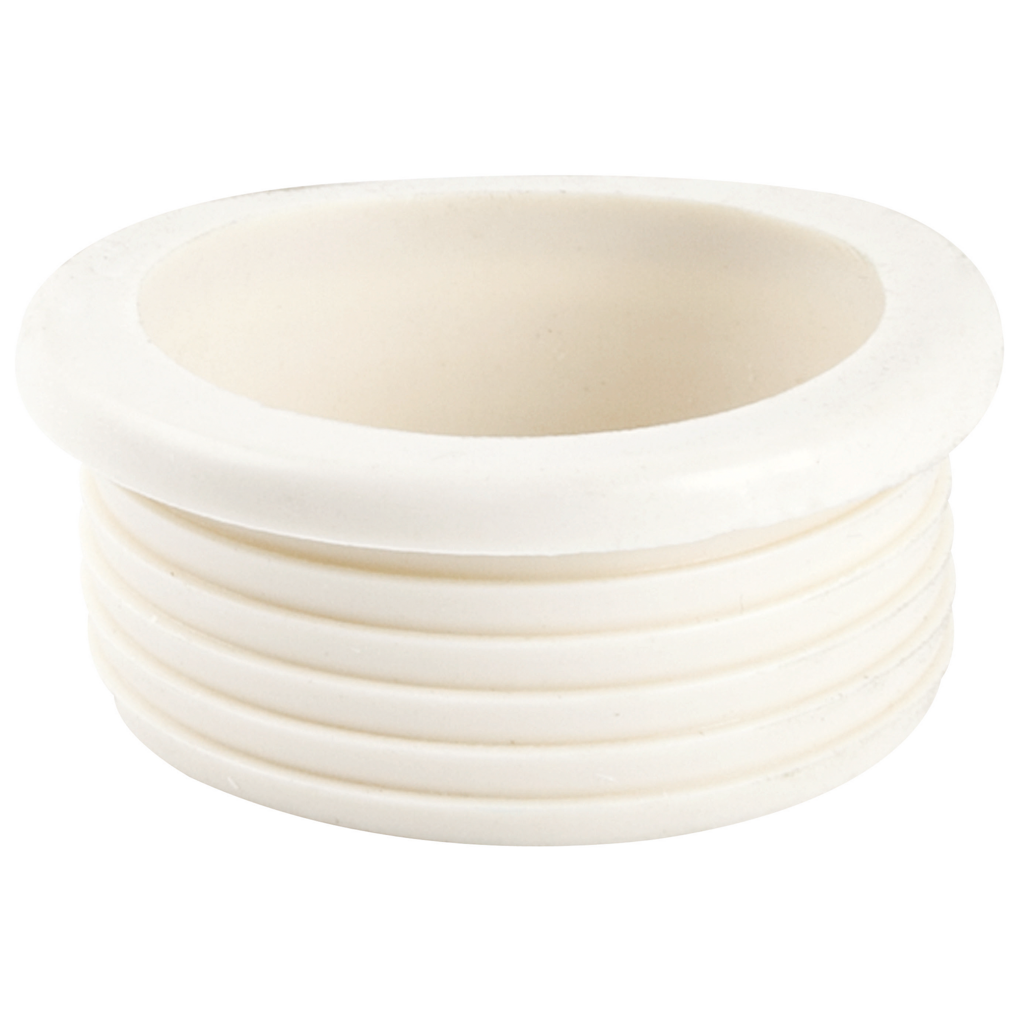Spülrohrverbinder weiß für Norm-WC Ø 44 x 48 mm