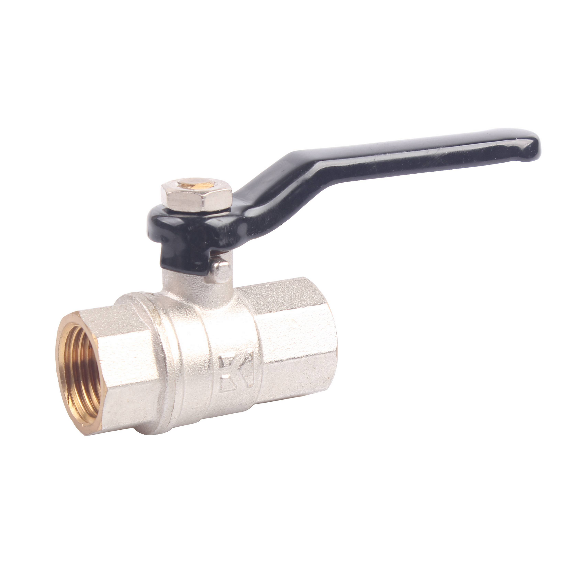 Kugelhahn vernickelt 1/2" IG