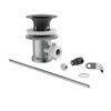 Exzentergarnitur schwarz matt 1 1/4", für Waschtisch