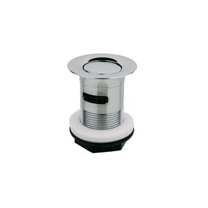 Universal-Kippventil Kunststoff verchromt 1 1/4", mit Überlauf