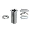 Ablaufventil verchromt 1 1/4" x 100 mm, ohne Überlauf