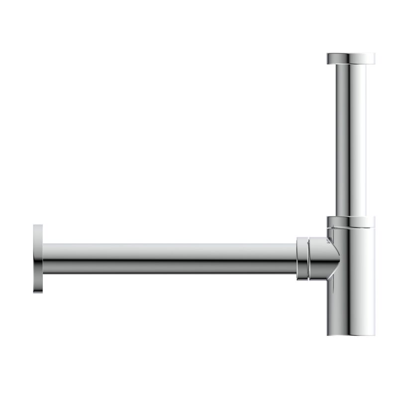 Design-Flaschensiphon Kunststoff verchromt 1 1/4'' x 32 mm