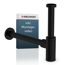 Design-Flaschensiphon Kunststoff schwarz 1 1/4'' x 32 mm