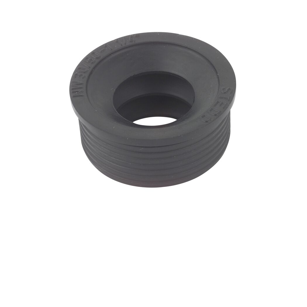 Ablaufverbinder Gummi schwarz Ø 46 x 30 mm