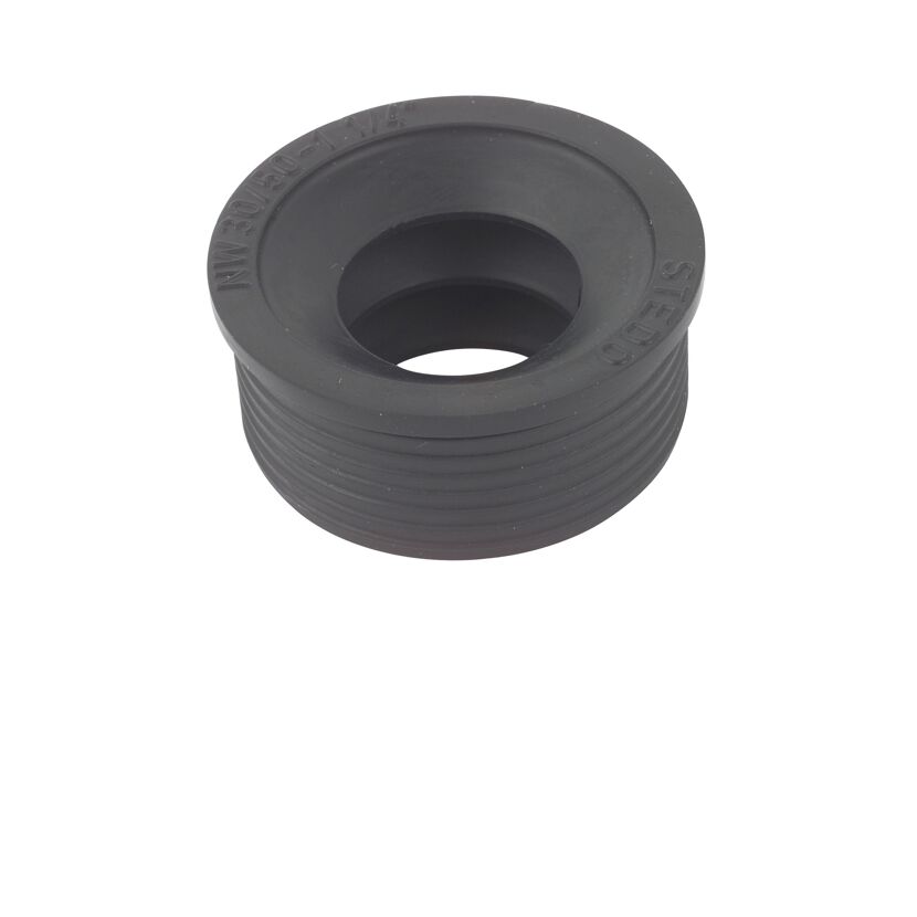 Ablaufverbinder Gummi schwarz Ø 46 x 30 mm