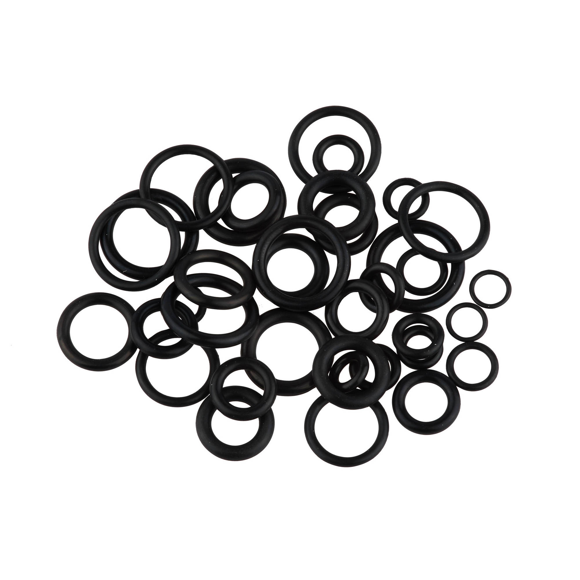 O-Ring-Sortiment Gummi diverse Größen, 36-teilig