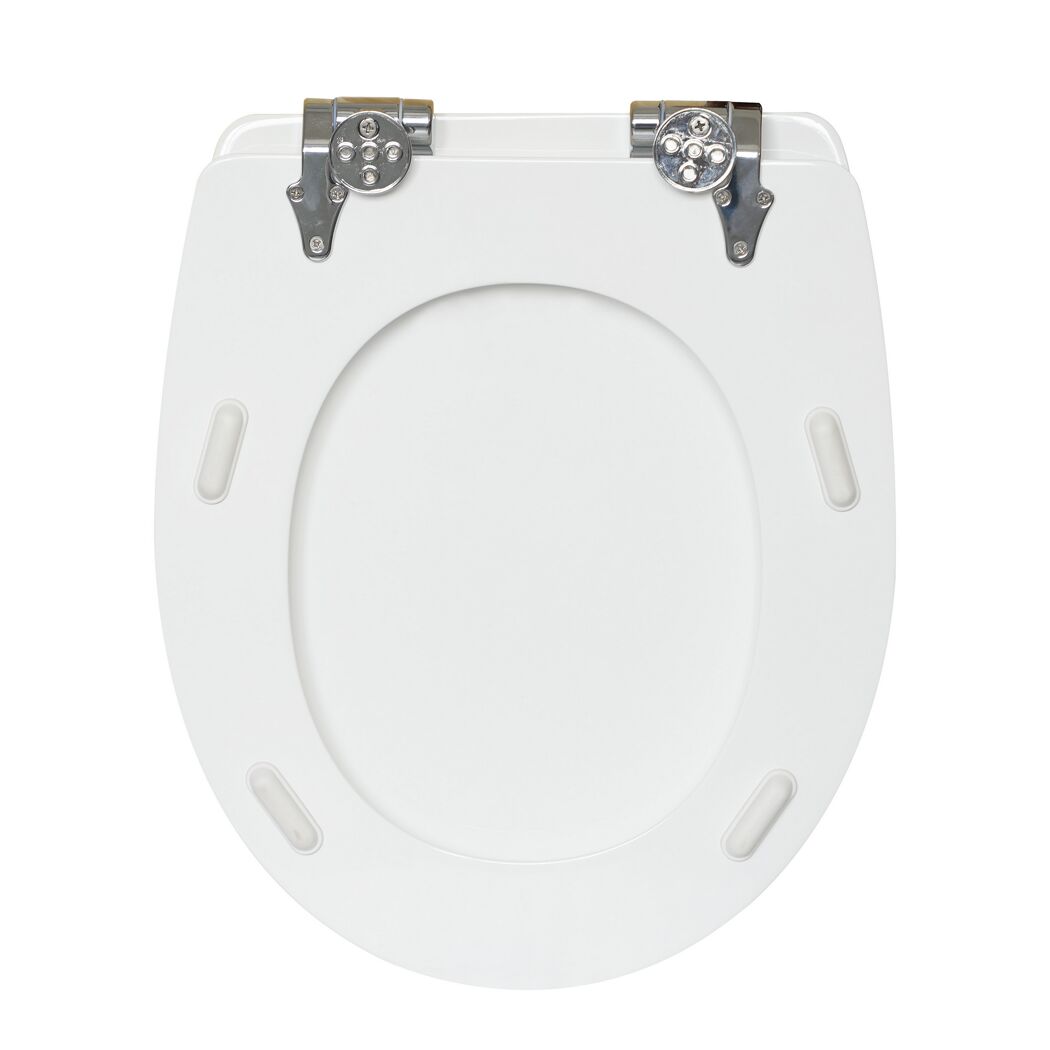 WC-Sitz mit Absenkautomatik weiß Formholz