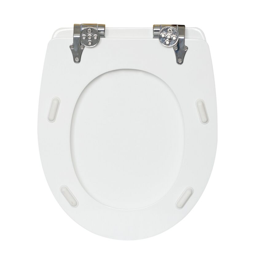 WC-Sitz mit Absenkautomatik weiß Formholz